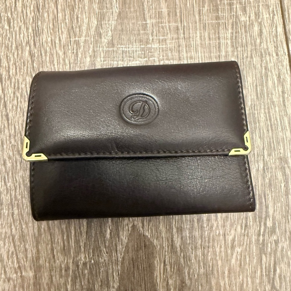 Vintage Leather Brown Key Ring Case